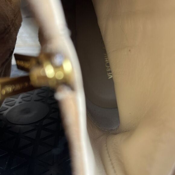 VERONICA BEARD Womens Sz 7.5 Brown Platform Padded Dali Stiletto Zip-Up Suede - Picture 6 of 10